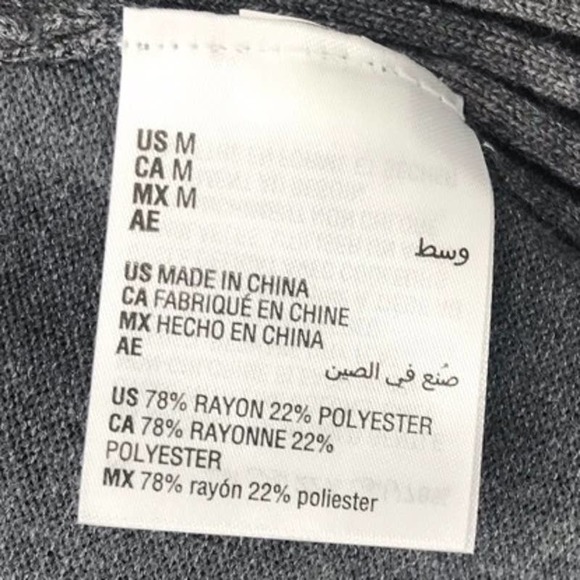 Charcoal Open Front Ribbed Cardigan - Picture 7 of 8